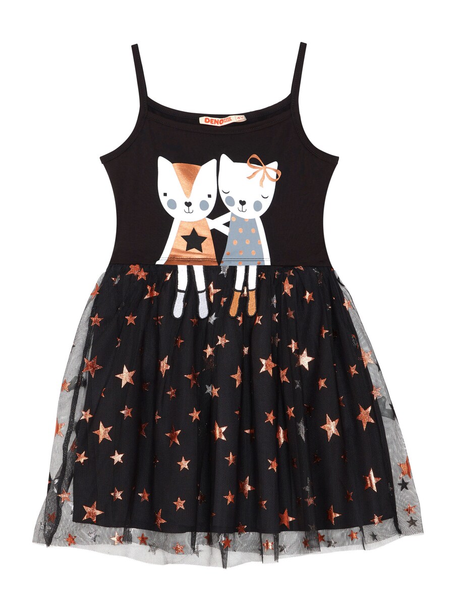 

Платье Denokids Copper Stars, черный