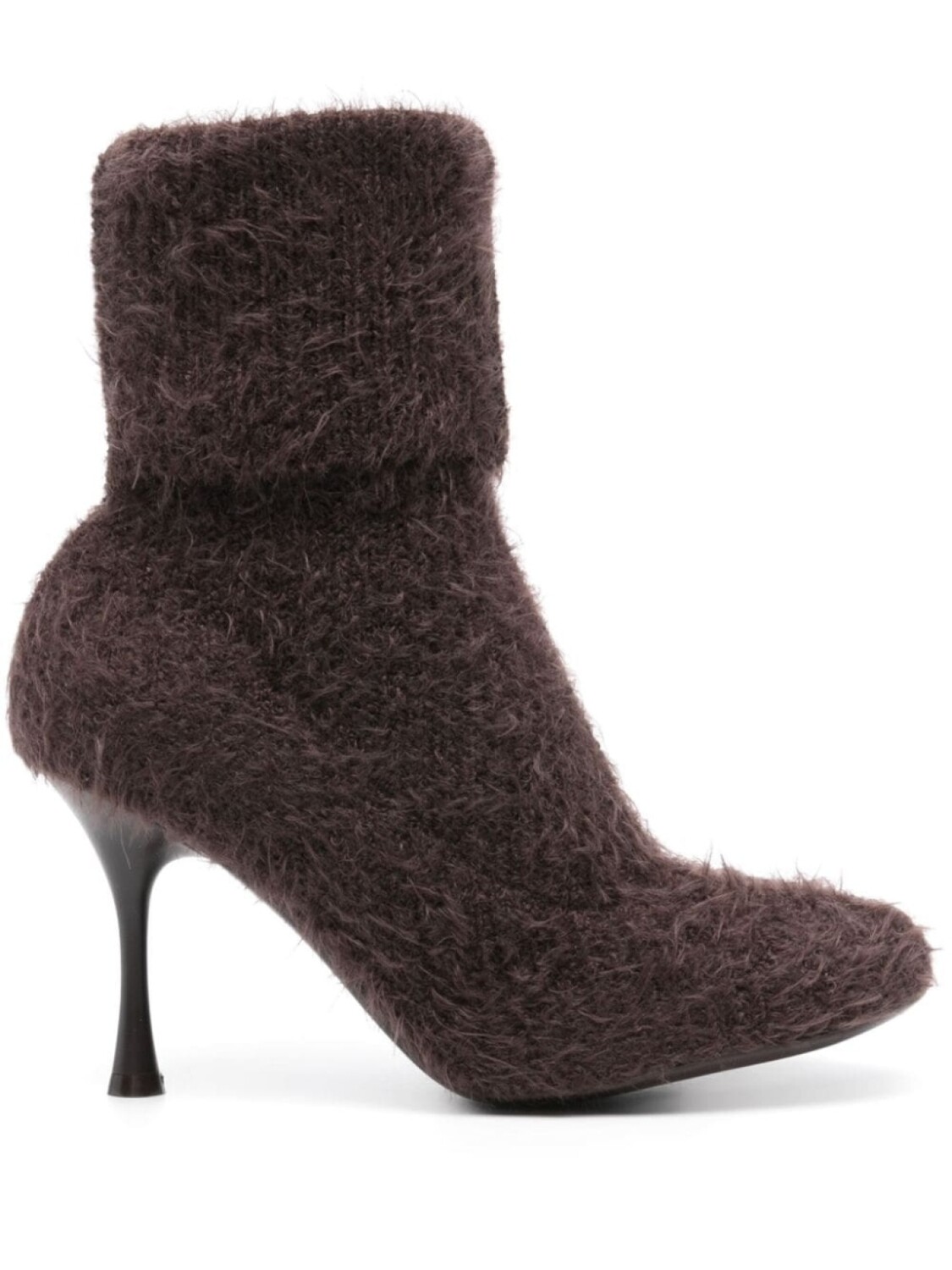 Gianvito Rossi трикотажные ботильоны, коричневый
