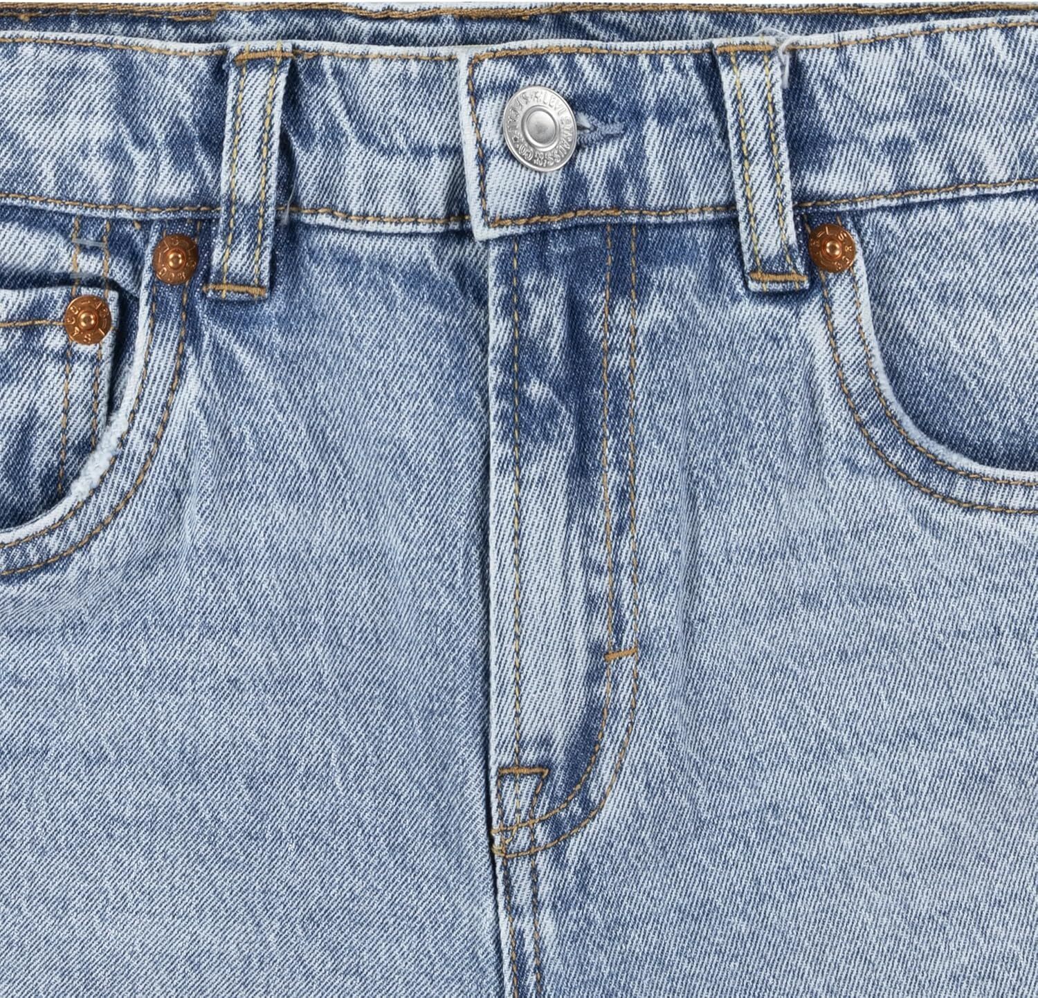 Джинсы Levi's для девочек с высокой талией и свободным кроем, Happy Camper — фото 3