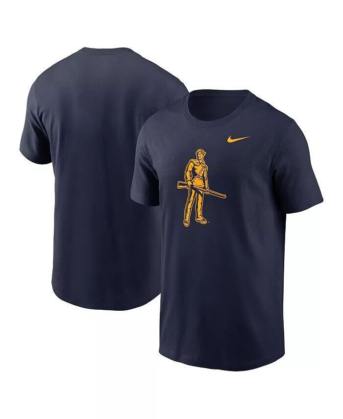 

Футболка мужская Navy West Virginia Mountaineers Primetime Evergreen с альтернативным логотипом Nike