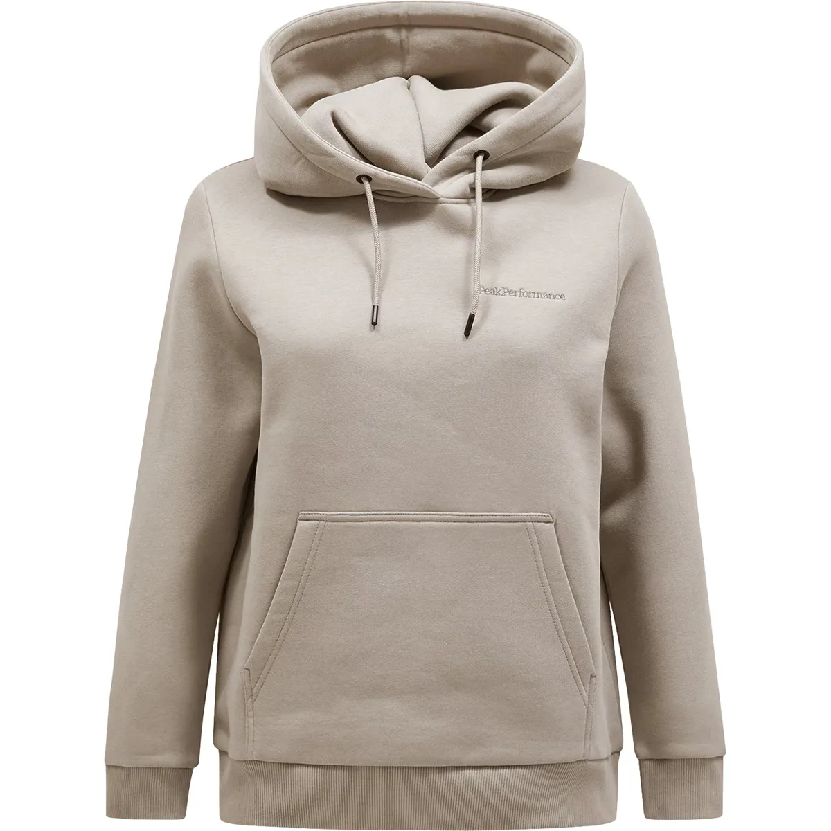 

Женская толстовка Original Small Logo Hood Peak Performance, светло-коричневый
