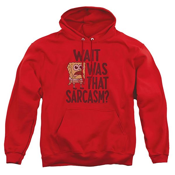 

Толстовка с капюшоном Big & Tall с принтом SpongeBob Sarcasm Licensed Character