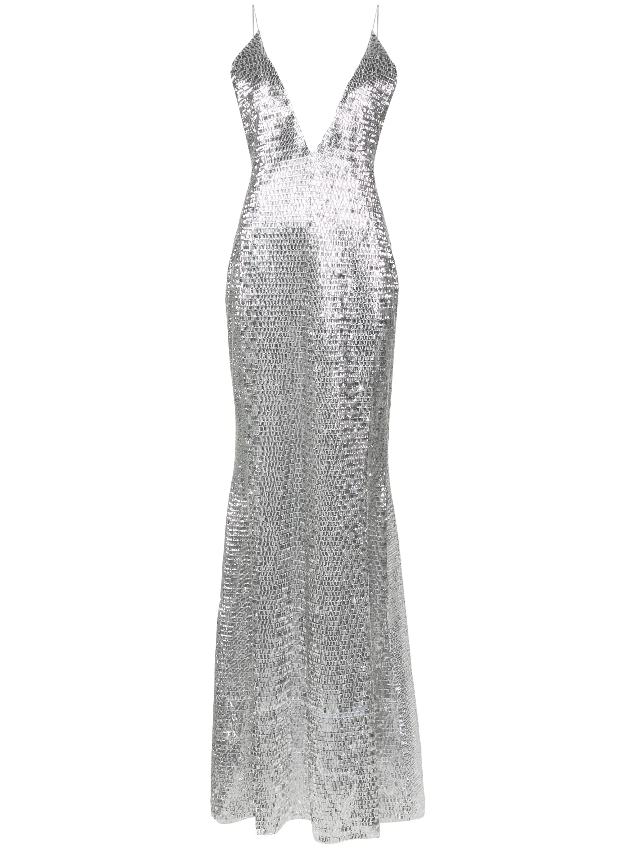 

Платье макси Claudie The New Arrivals Ilkyaz Ozel, серебристый