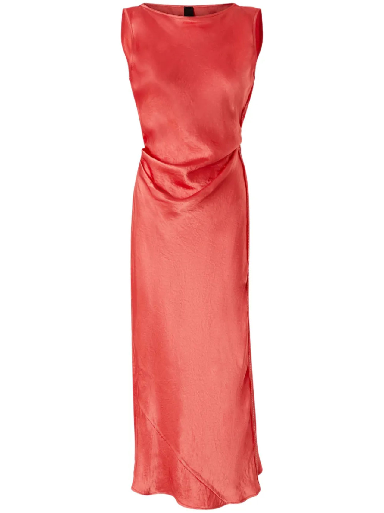 

PINKO атласное платье, розовый