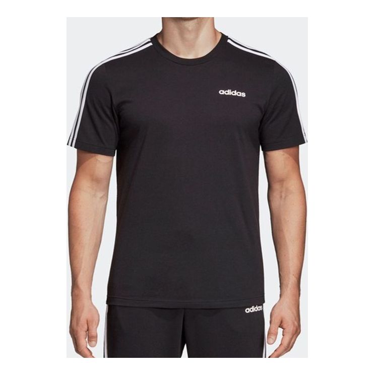 

Футболка adidas Stripe Casual Sports Round Neck Short Sleeve Black DQ3113, черный