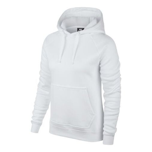 

Толстовка (WMNS) Nike SPORTSWEAR Fleece Pullover 'White', белый