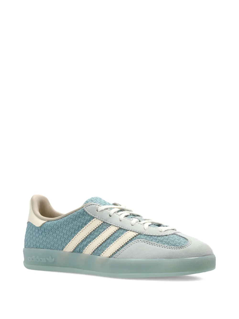 Кроссовки Gazelle Indoor с тремя полосками adidas, синий — фото 2