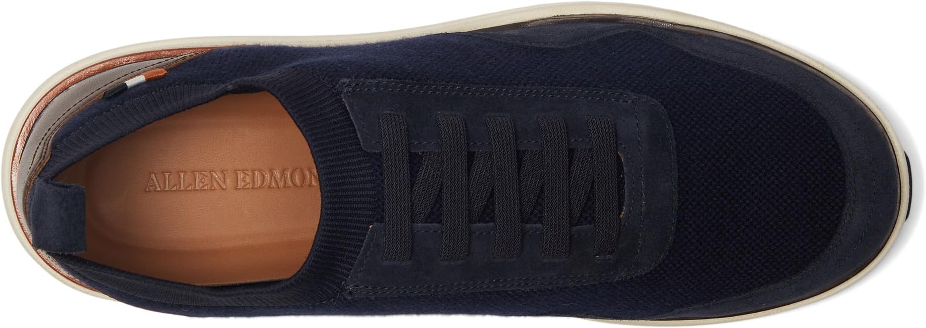 Кроссовки Allen Edmonds Easton Slip-on Shoes, цвет Navy Knit Wool & Leather — фото 2