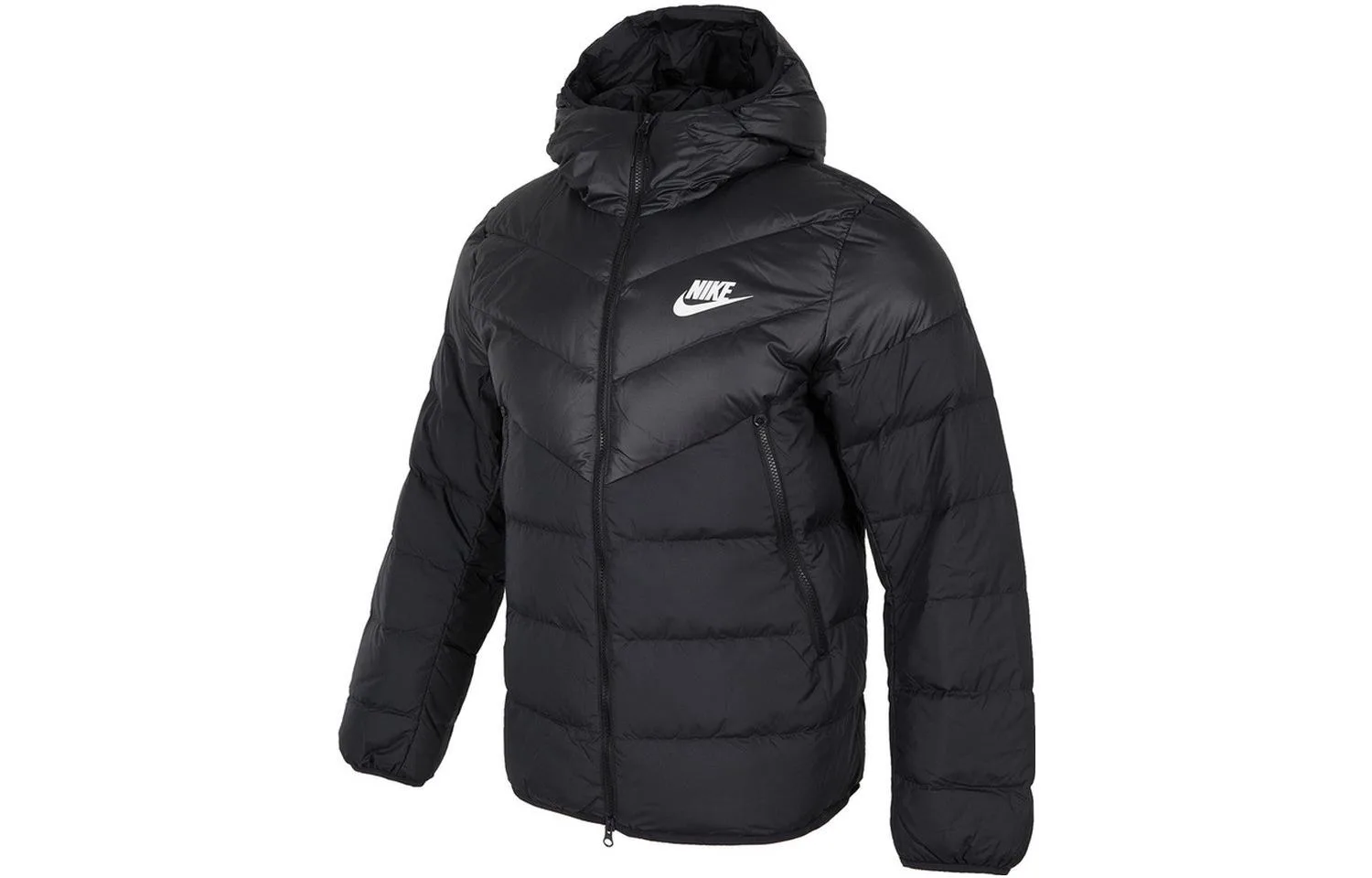 Nike Куртка мужская худи с логотипом черная