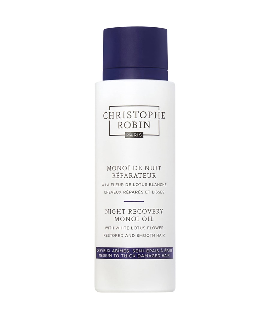 

Масло для волос Christophe Robin Night Recovery Monoi Oil with White Lotus Flower, 92 ml