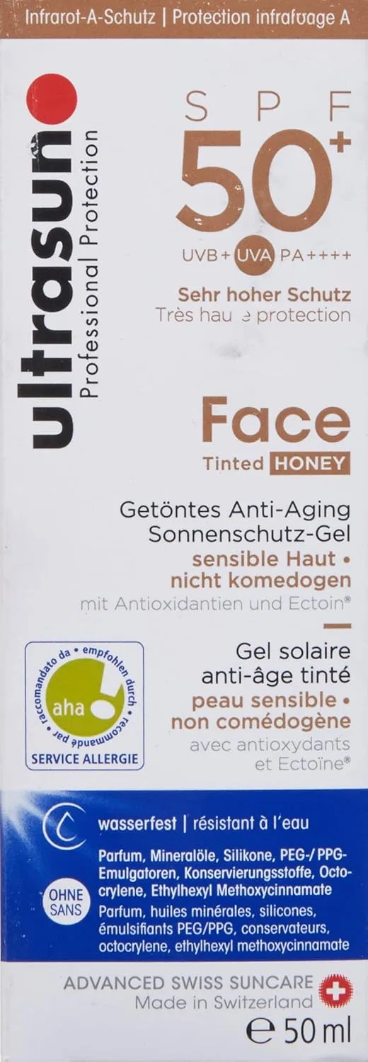Тонирующий солнцезащитный крем для лица «Face Tinted SPF50+ Honey» от Ultrasun Ultrasun — фото 2