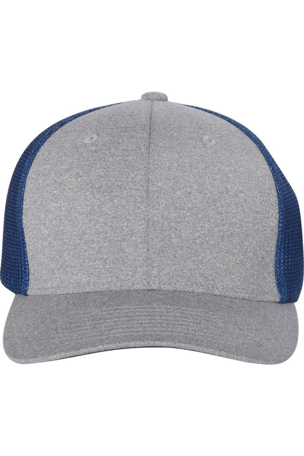 

Кепка дальнобойщика Flexfit Mlange, цвет heather grey/ royal