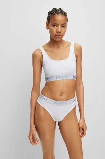 

HUGO Underwear Трусики "THONG SPORTY LOGO" с эластичным поясом, белый