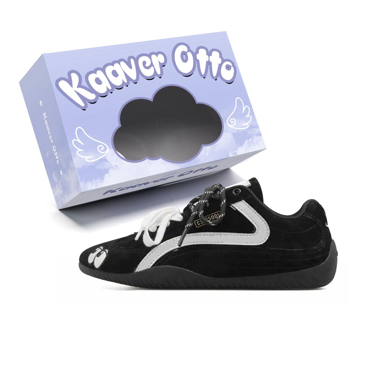 

KAAVER OTTO Немецкие армейские кроссовки Unisex Black Eyes противоскользящие дышащие легкие низкие, цвет Black Eyes
