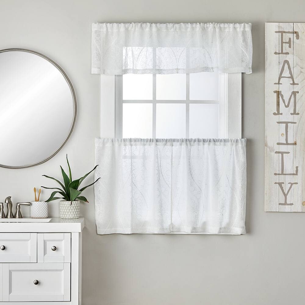 

SKL Home Isabella Пара ярусов с кружевными окнами, белый
