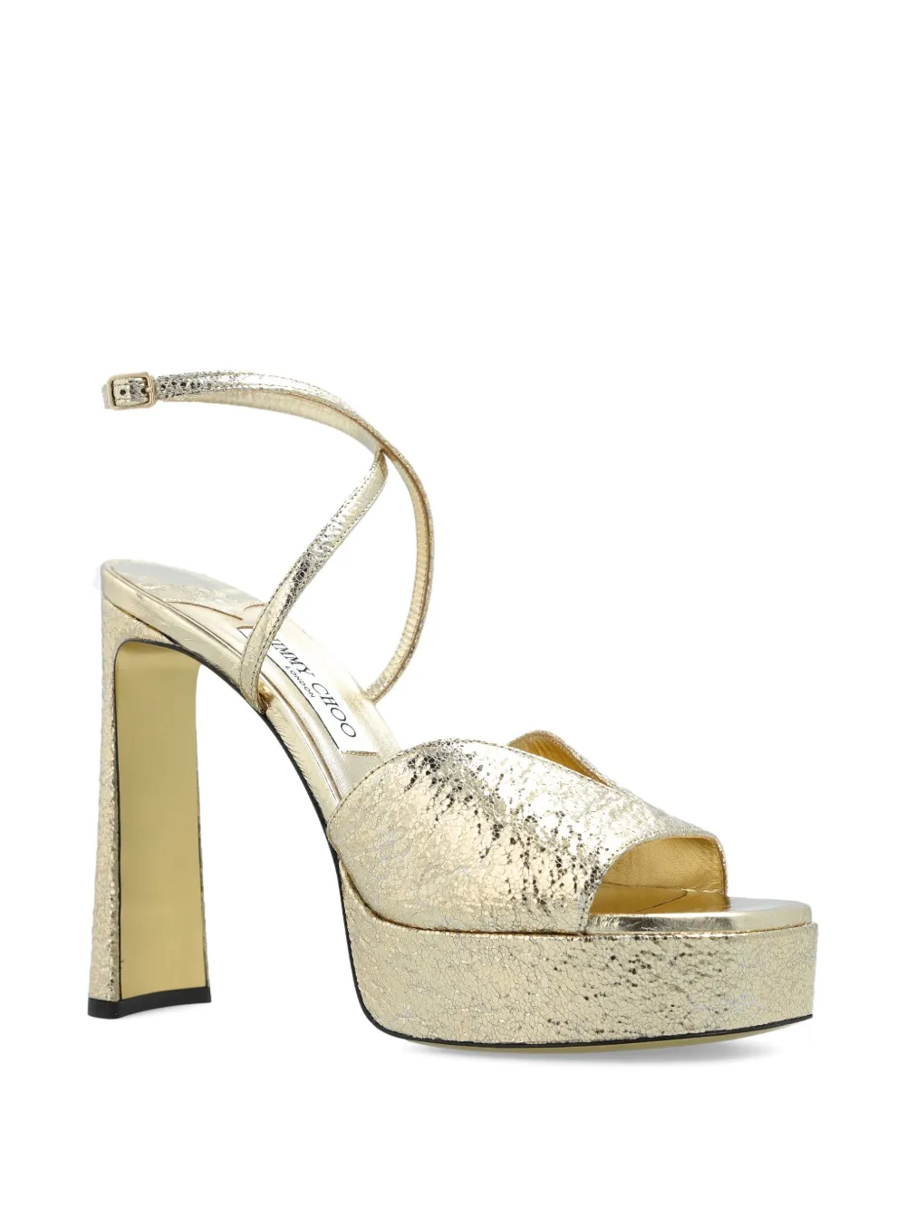 Босоножки на платформе Karli высотой 145 мм Jimmy Choo, золотистый — фото 3