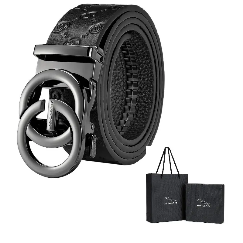 

JAGUAR Ремень из натуральной кожи для мужчин черный, Black