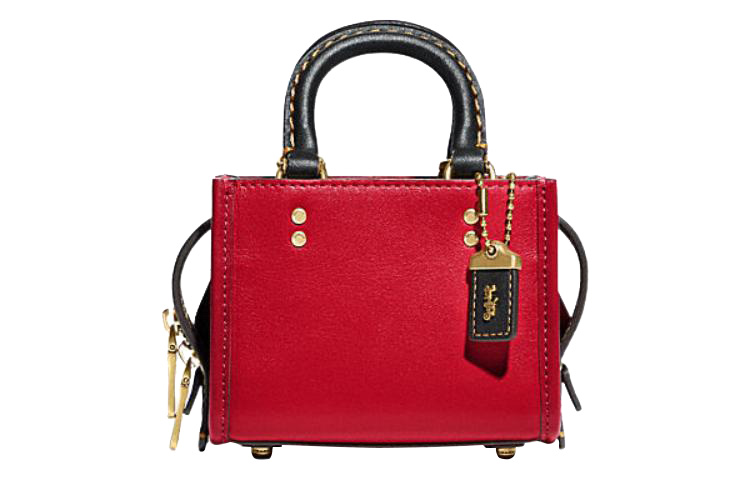 

COACH Кожаная сумка Rogue Cow малая квадратная