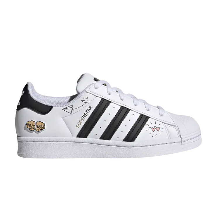 

Кроссовки adidas Superstar J 'Girls Rule - White', белый