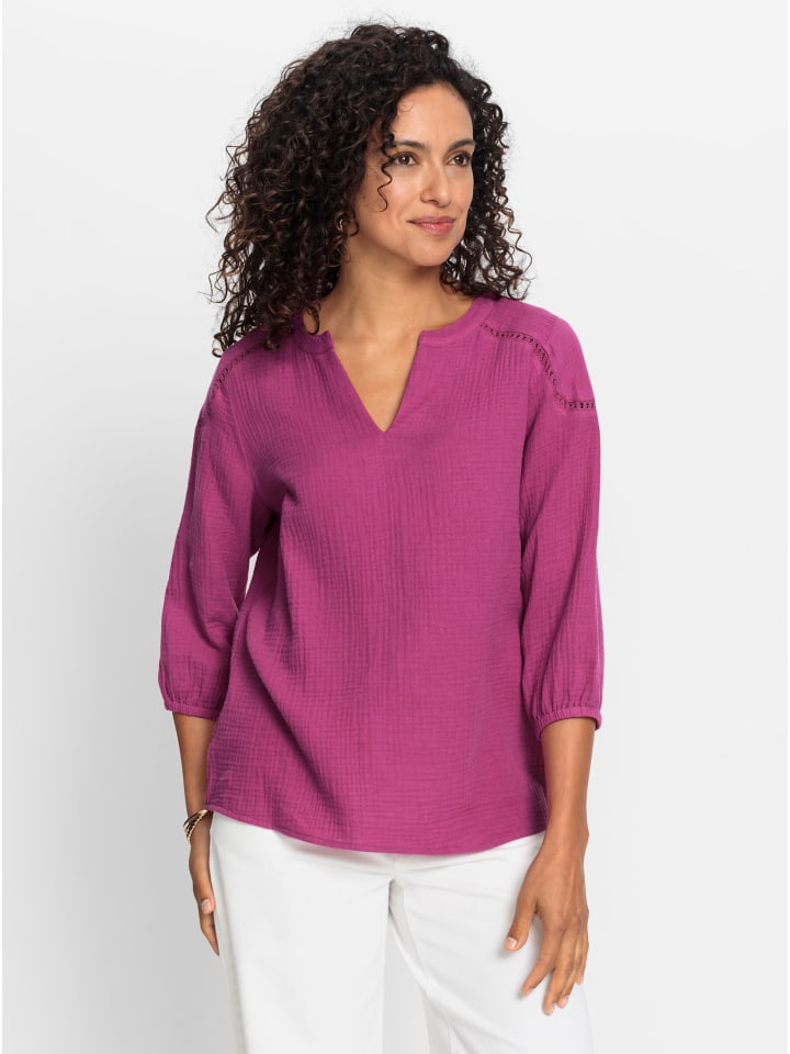 

Хлопковая блузка цвета вереска WITT WEIDEN