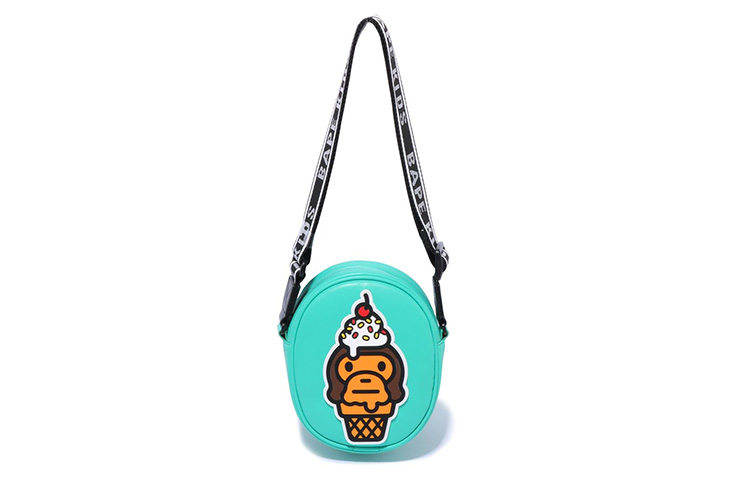 

A BATHING APE Сумка через плечо из синтетической кожи, обычная мужская, зеленого цвета