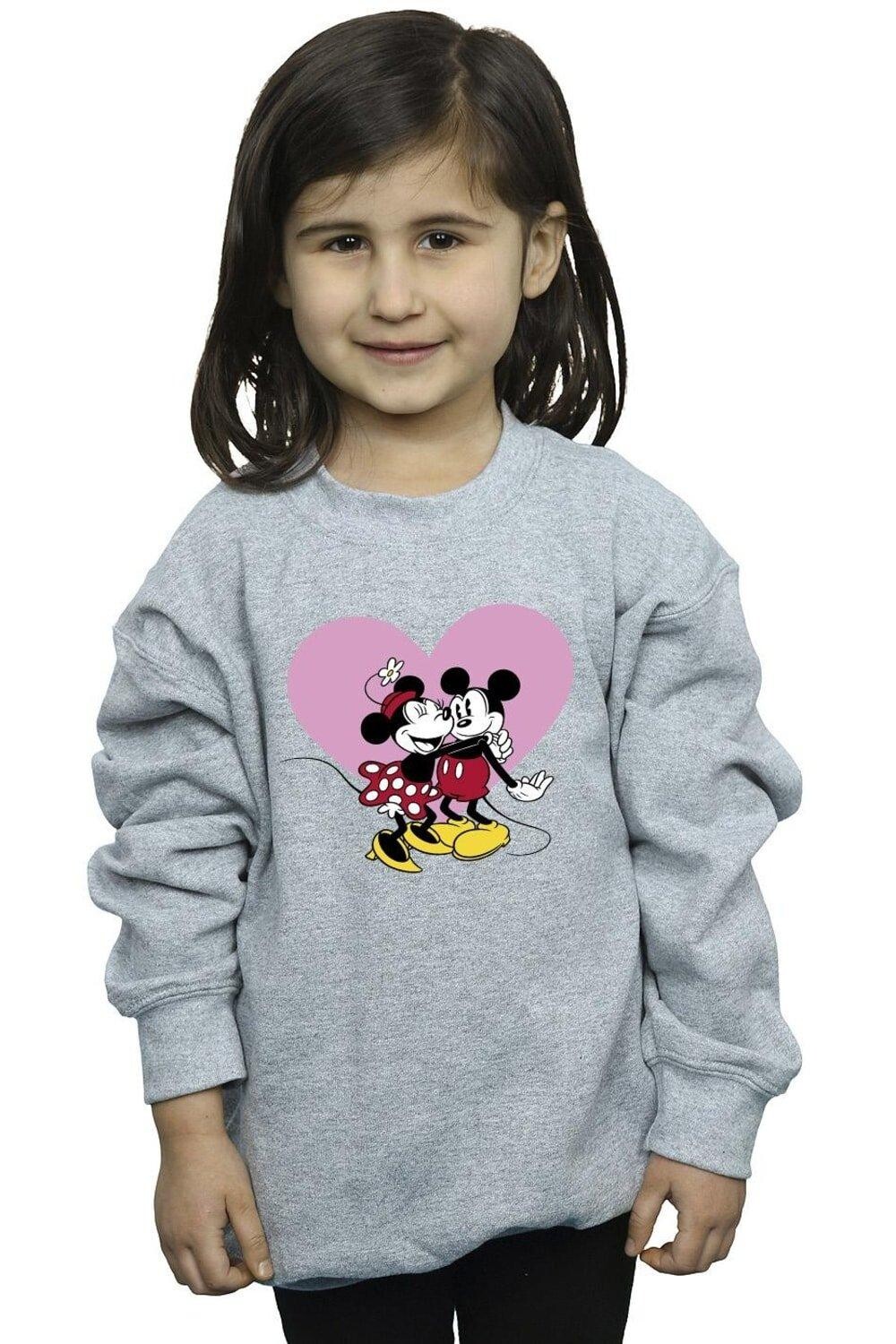 

Толстовка с Микки Маусом «Языки любви» Disney, серый