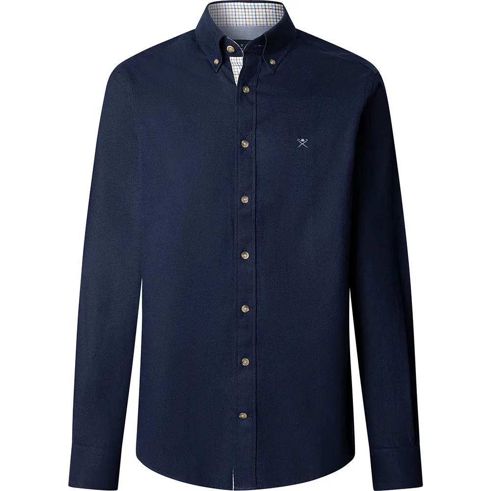 

Рубашка Hackett Flannel Multi Trim, синий