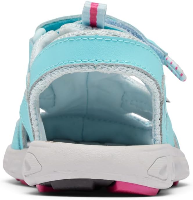 Columbia unisex-child Techsun Wave закрытые сандалии, Aquamarine/Ultra Pink — фото 4