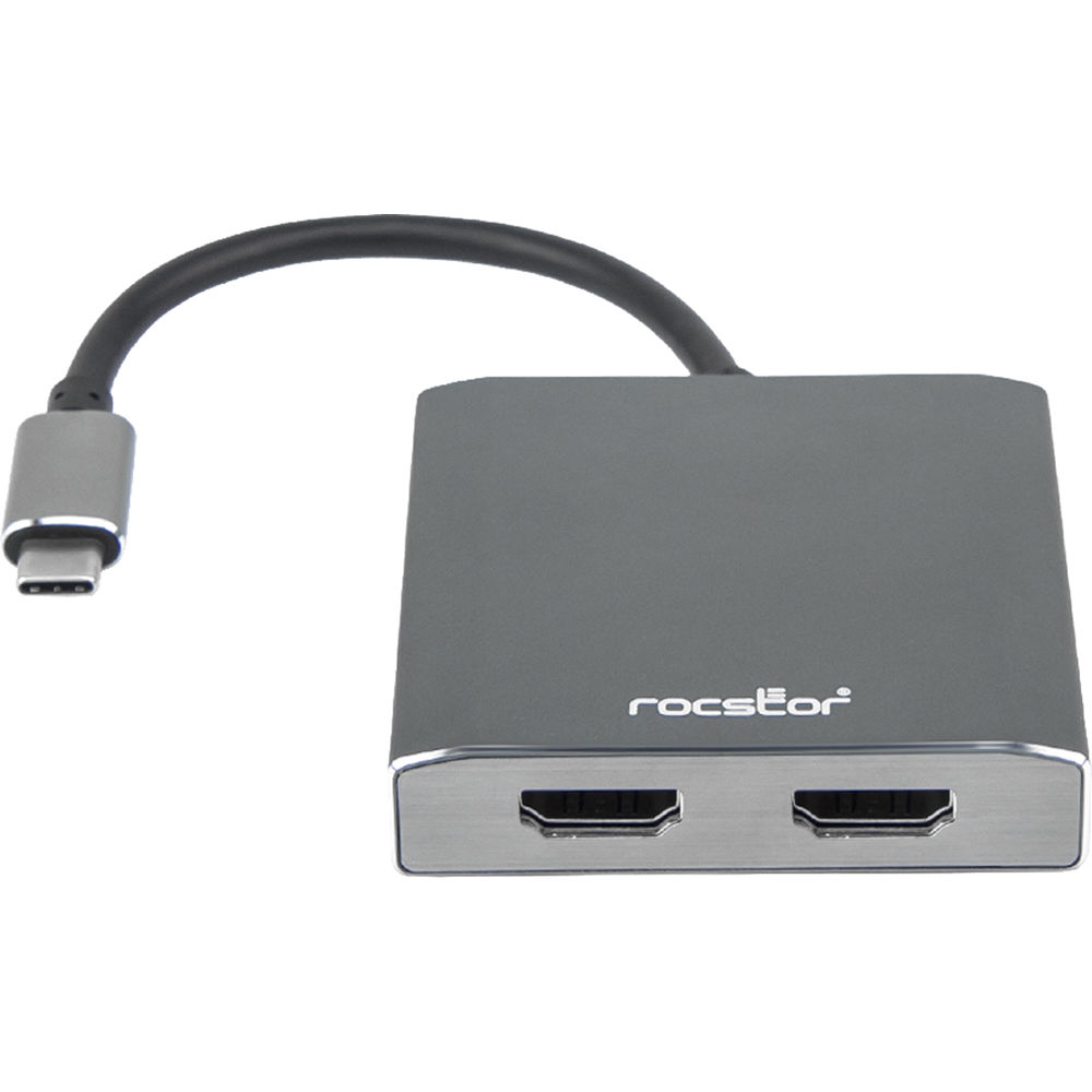 

Rocstor USB Type-C to Dual HDMI Display Adapter Cable Y10A203-A1