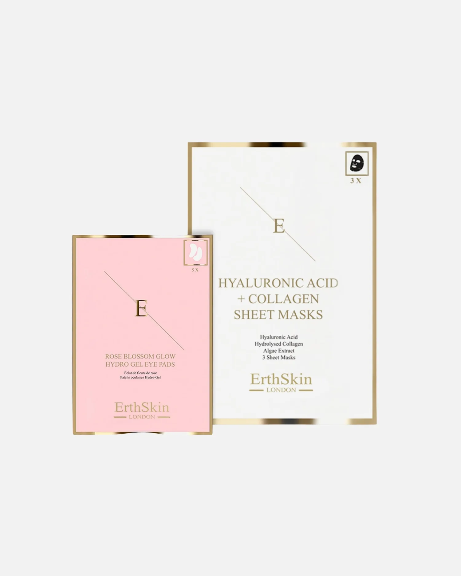 Набор ErthSkin London — Для ухода за лицом Hydra & Rose, набор для ухода за кожей вокруг глаз. , 1 шт