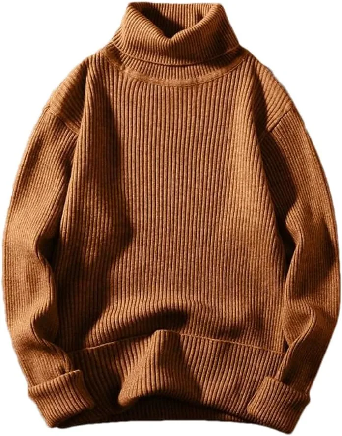 

Мужской классический ретро водолазка теплая облегающая повседневная