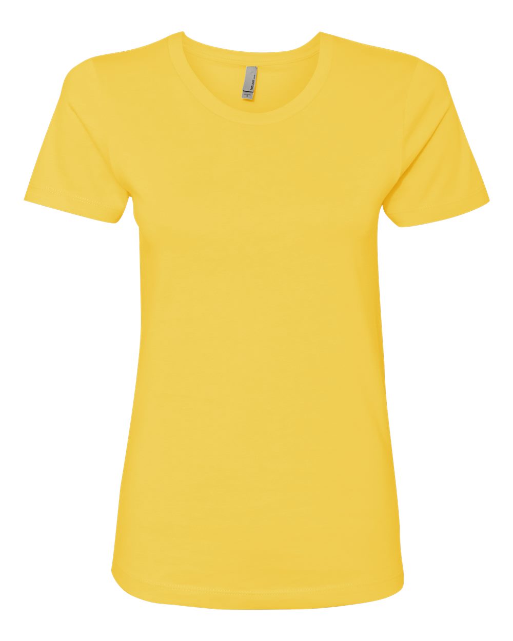 

Женская хлопковая футболка Next Level, цвет vibrant yellow