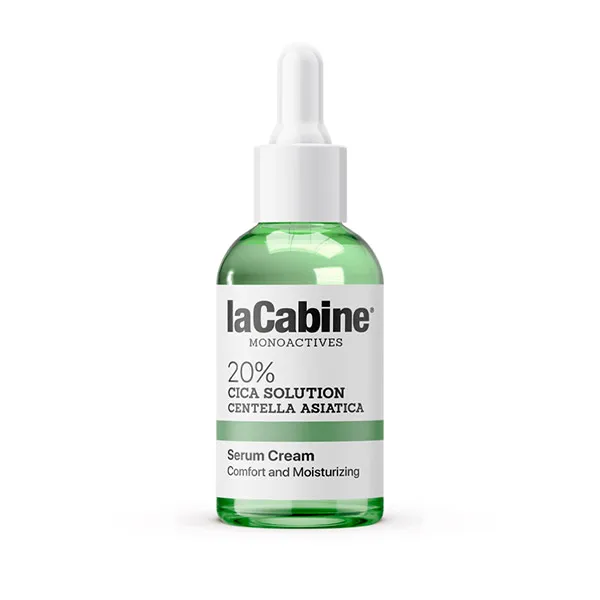 

Крем-сыворотка 2 в 1 с цикой 20% Cica Solution Lacabine, 30 ml