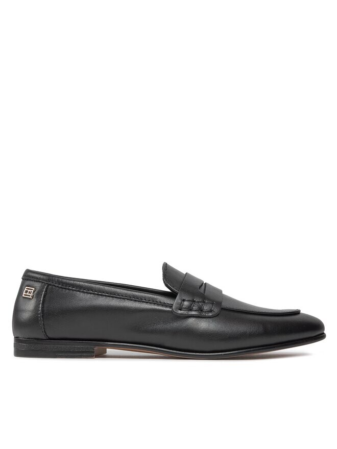 

Тапочки Essential Leather Loafer Tommy Hilfiger, черный