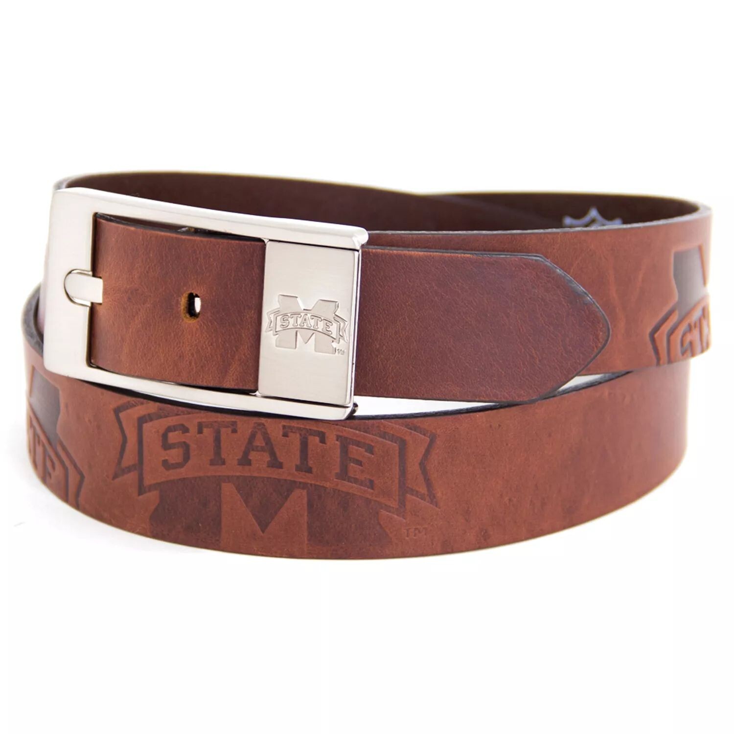 

Мужской кожаный ремень Mississippi State Bulldogs Brandish
