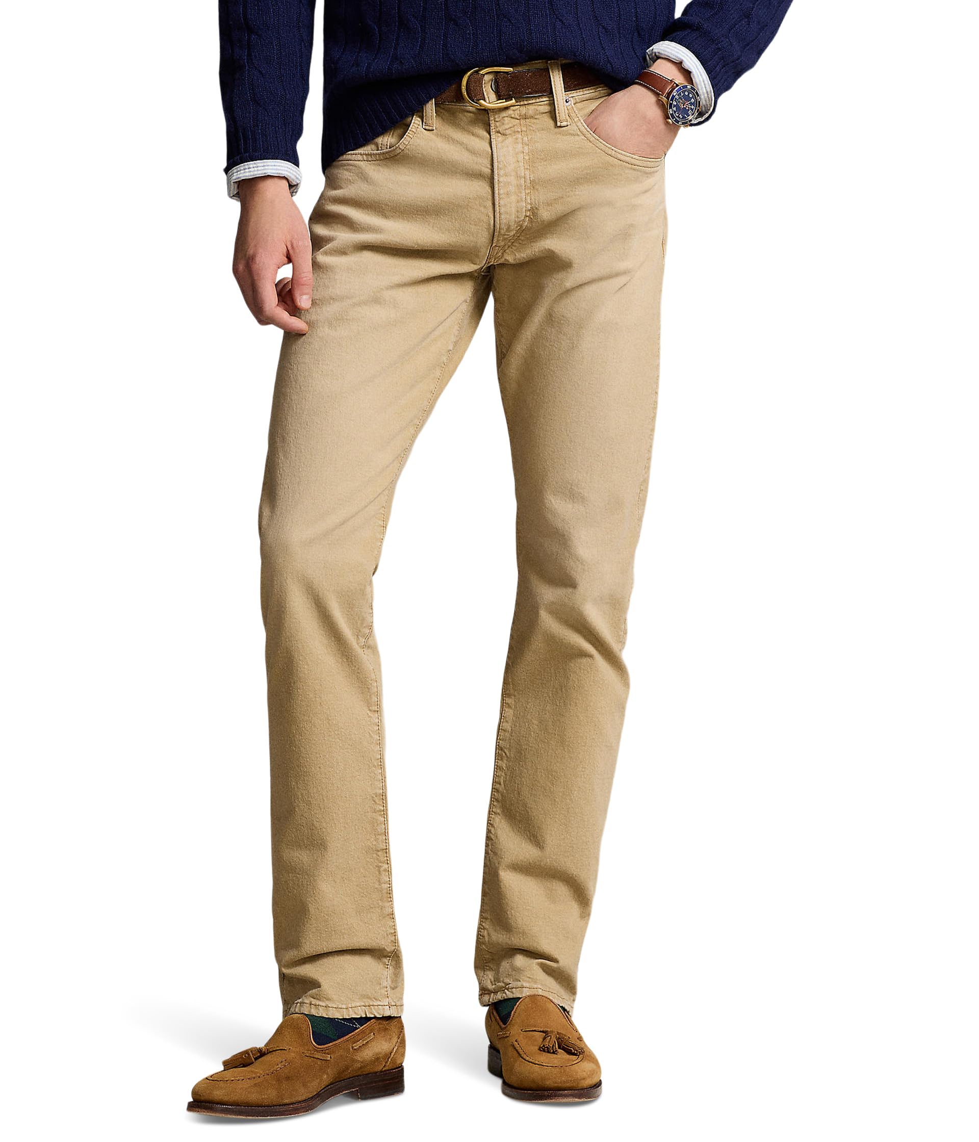 

Джинсы Polo Ralph Lauren Varick Slim Straight Jeans, цвет Hudson Khaki Hill