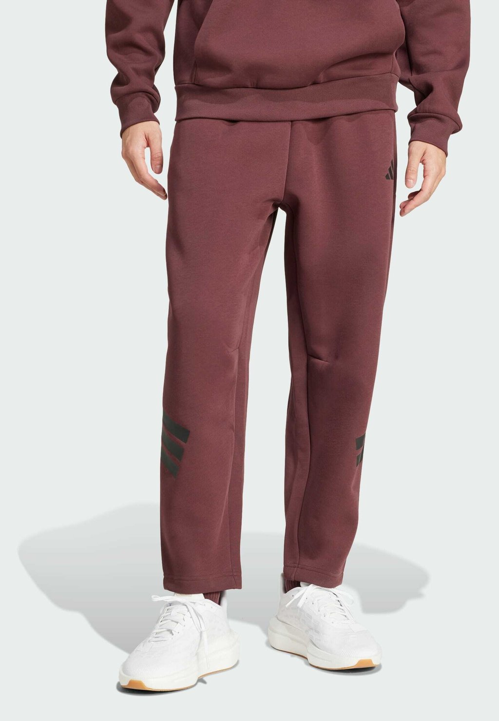 

Спортивные штаны FUTURE ICON 3-STRIPES POCKET LOOSE Adidas Sportswear, бургундия