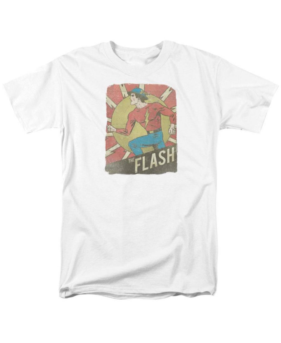 

Мужская футболка с коротким рукавом DC Comics Flash Tattered Poster / Футболка для взрослых Flash, White, Белый, Мужская футболка с коротким рукавом DC Comics Flash Tattered Poster / Футболка для взрослых Flash, White