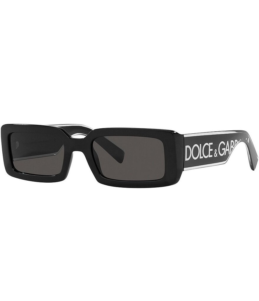 

Женские прямоугольные солнцезащитные очки Dolce & Gabbana Dg6187 53 мм, черный