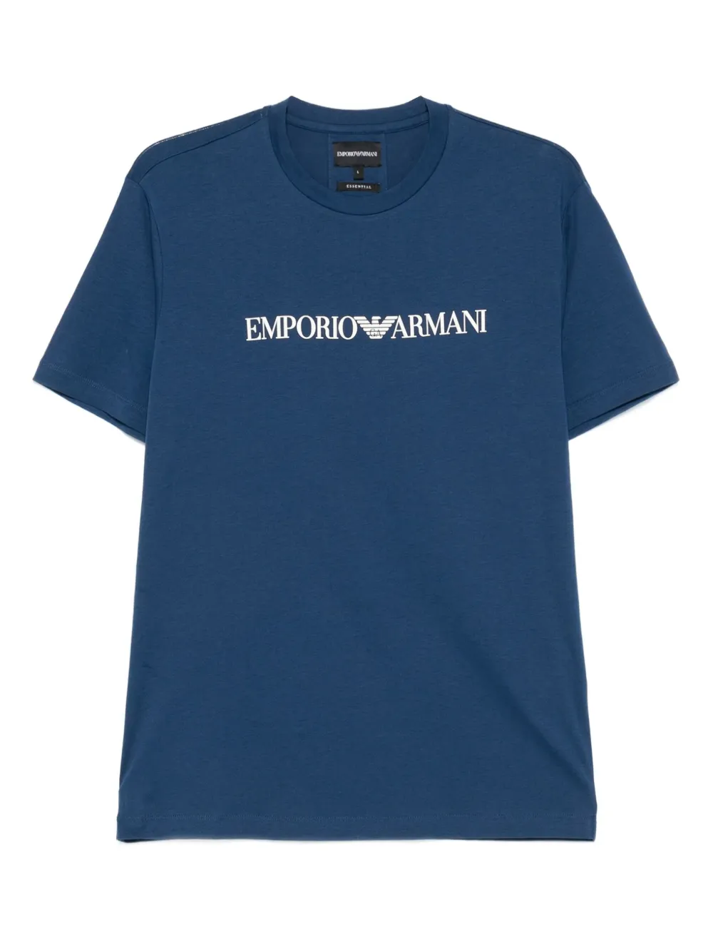 

Футболка с логотипом Emporio Armani, синий