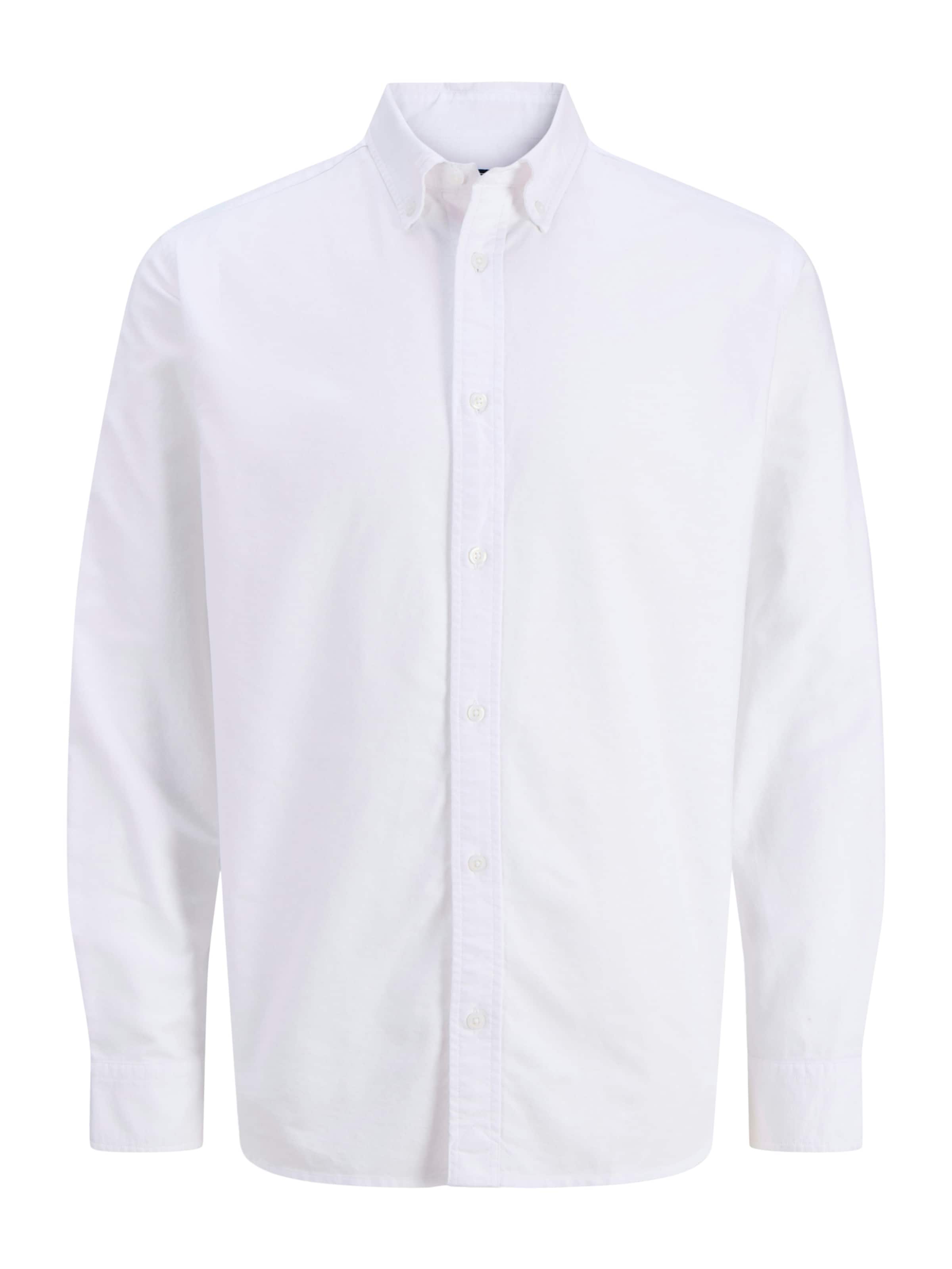 

JACK & JONES Рубашка на пуговицах Regular fit 'JPRBLUharvey' в белом цвете