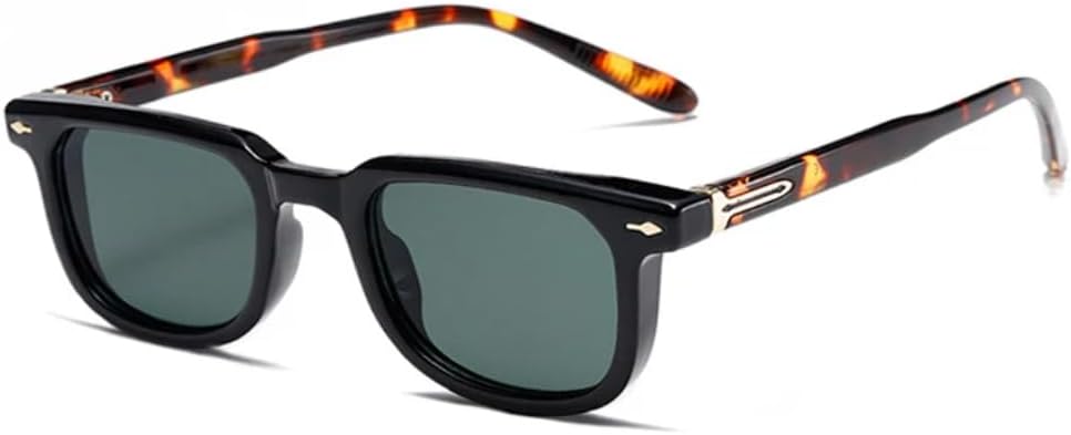 

Модные женские солнцезащитные очки класса люкс в винтажном стиле с заклепками, мужские сине-зеленые очки с защитой от УФ-излучения UV400. В тренде UUPTTPL, Black Green