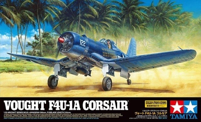 

Пластиковая модель самолета Corsair F4U-1A Tamiya