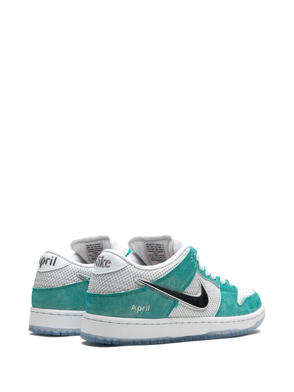 Кроссовки Dunk Low Pro QS «April Skateboards» Nike, белый — фото 3