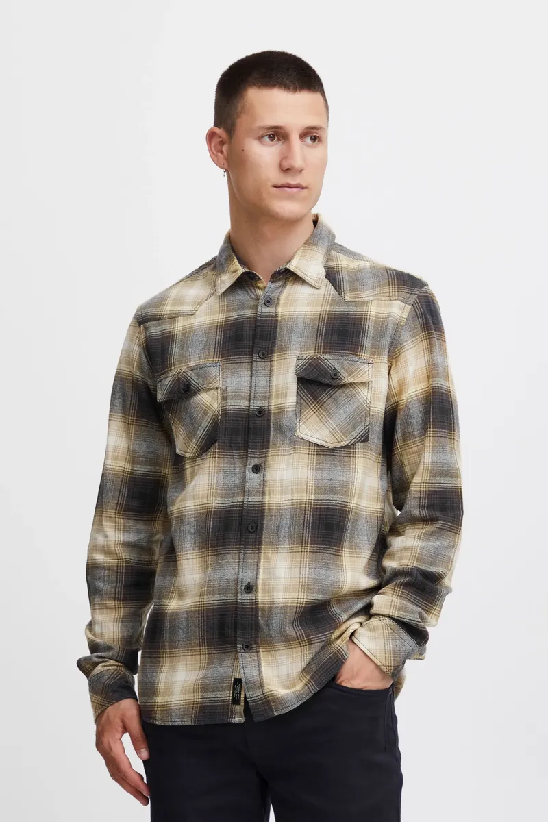 

Рубашка с длинными рукавами из смесового материала "BLEND BHShirt", цвет Dress Blues