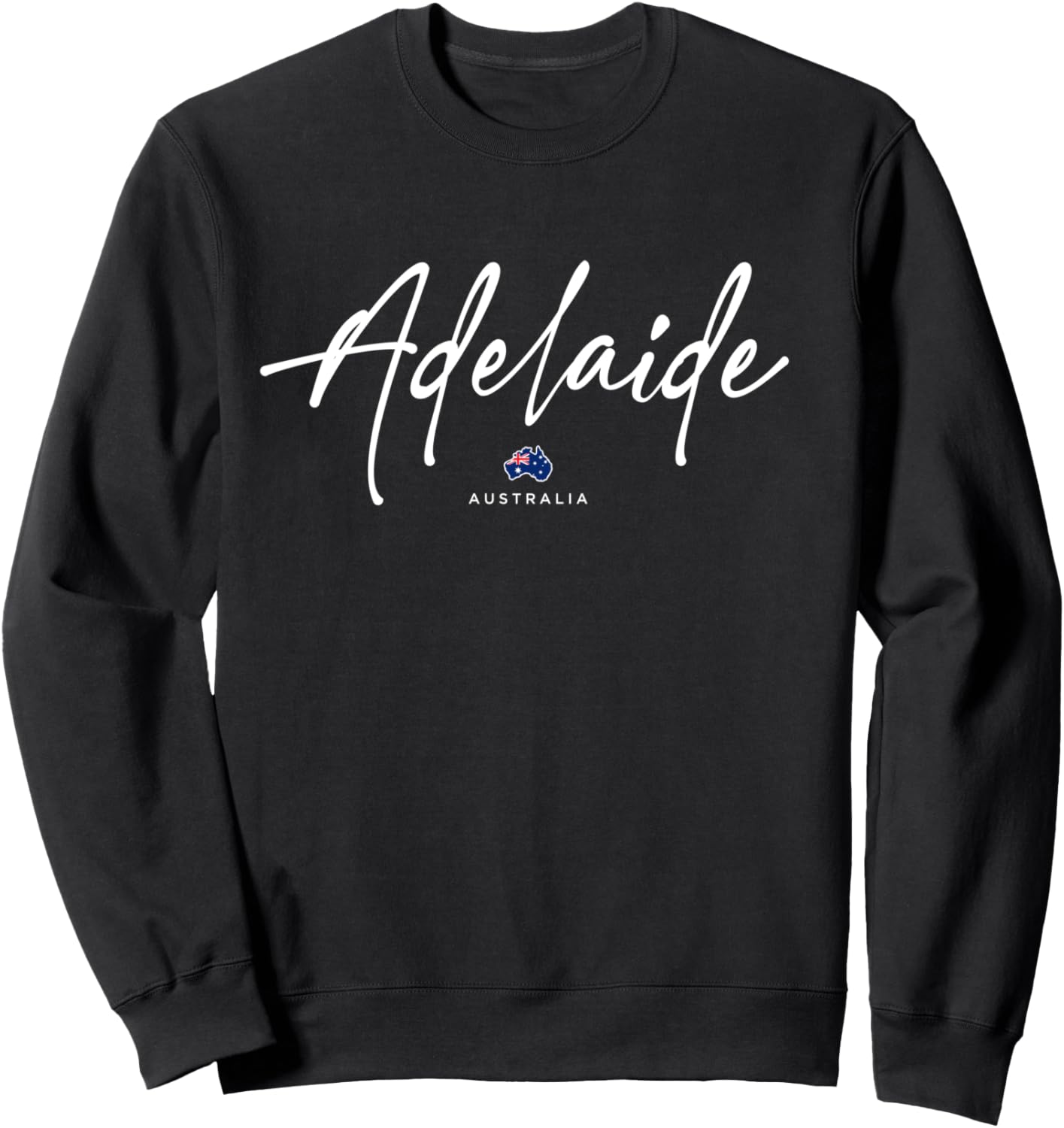 

Толстовка с надписью «Аделаида, Австралия» Adelaide, Australia, черный