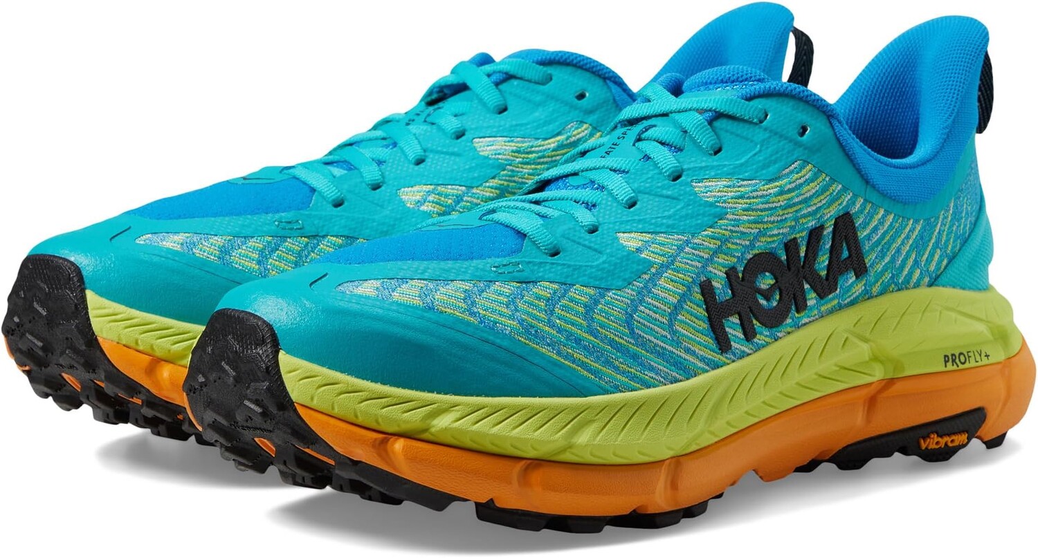 

Кроссовки Mafate Speed 4 Hoka, цвет Ceramic/Diva Blue, Синий, Кроссовки Mafate Speed 4 Hoka, цвет Ceramic/Diva Blue