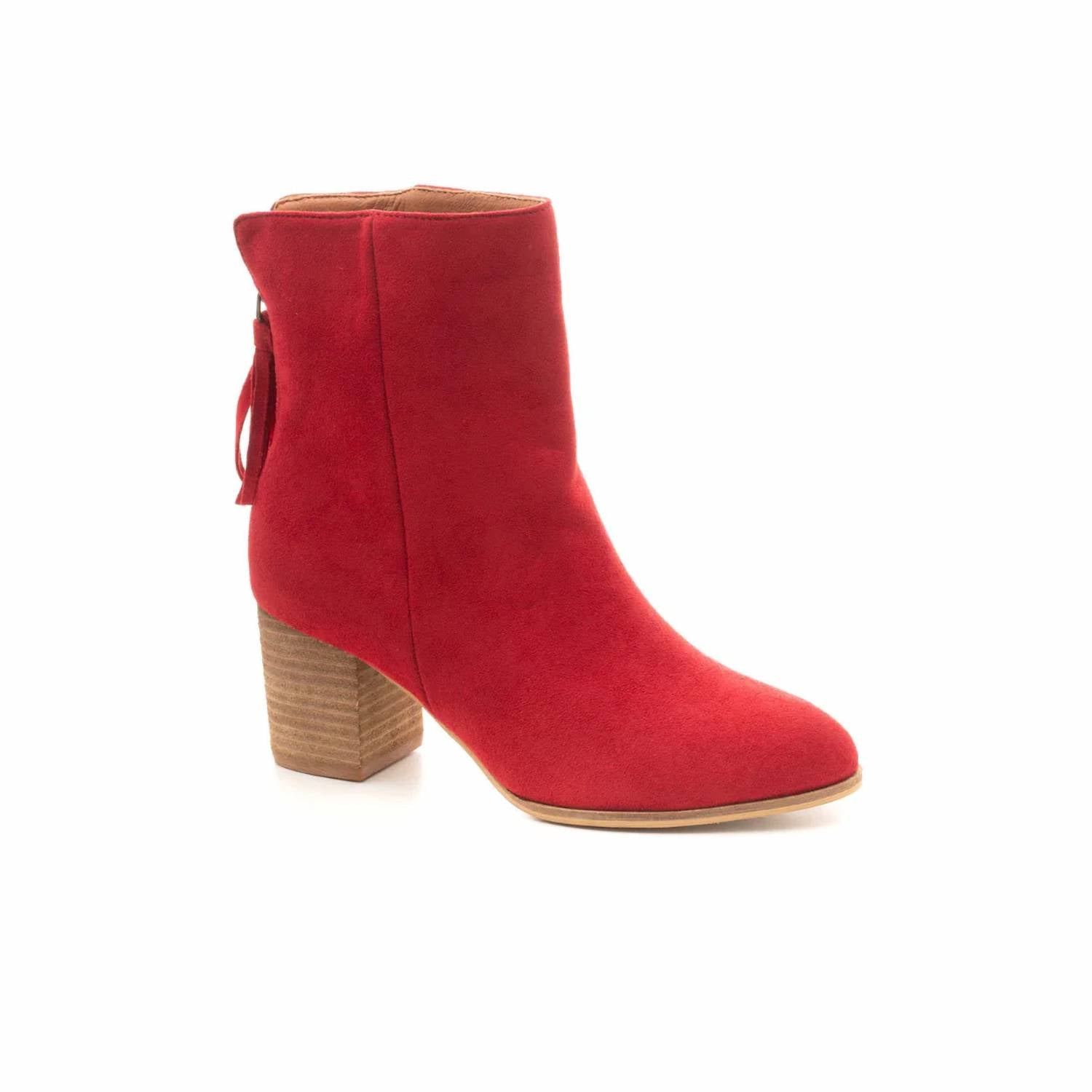 Женские сапоги Boujee Tassel в красном цвете Corkys Footwear