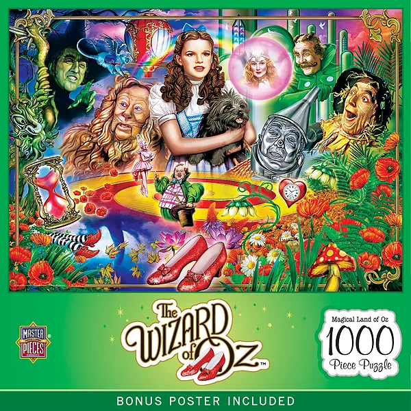 

Шедевры Волшебник страны Оз - Волшебная страна Оз пазл из 1000 деталей Masterpieces Puzzles, multicolor