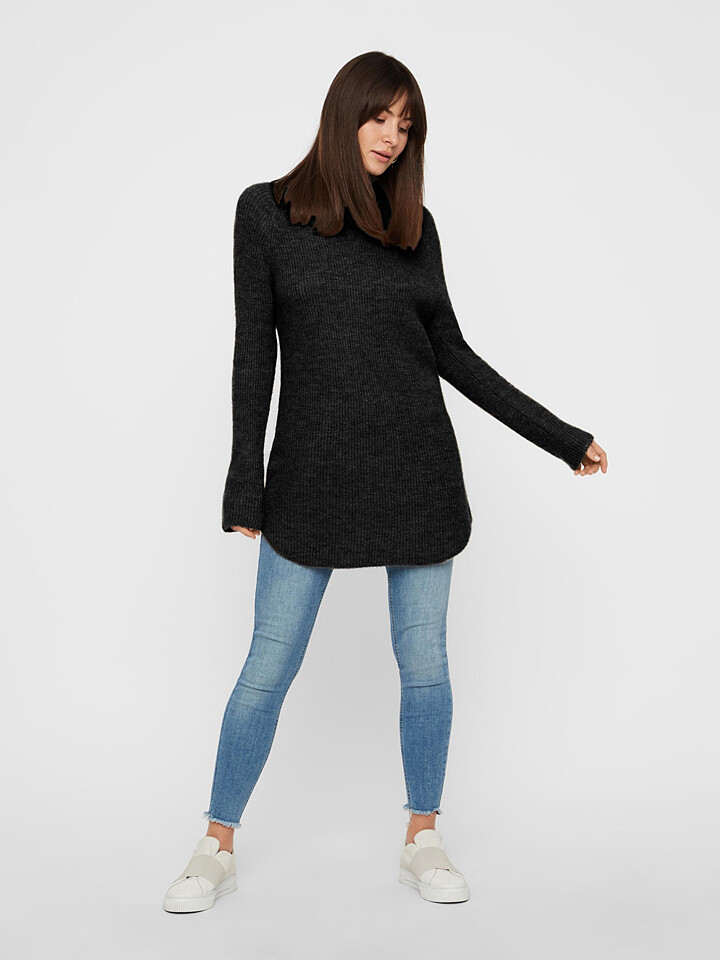 

Свитер Pieces Rollkragen Pcellen, черный